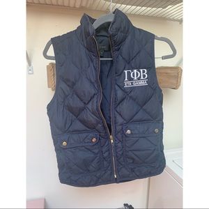 J. Crew Quilt Vest - Sorority Edition